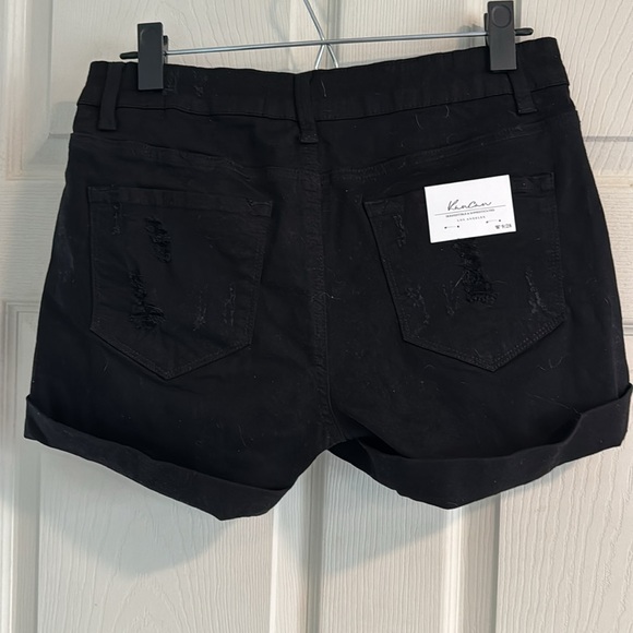 Kancan black short w 9/28 womens denim NWT - Picture 4 of 6